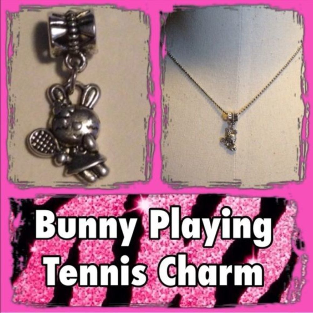 Bunny Playing Tennis
